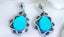 Turquoise and Sapphire Chandelie