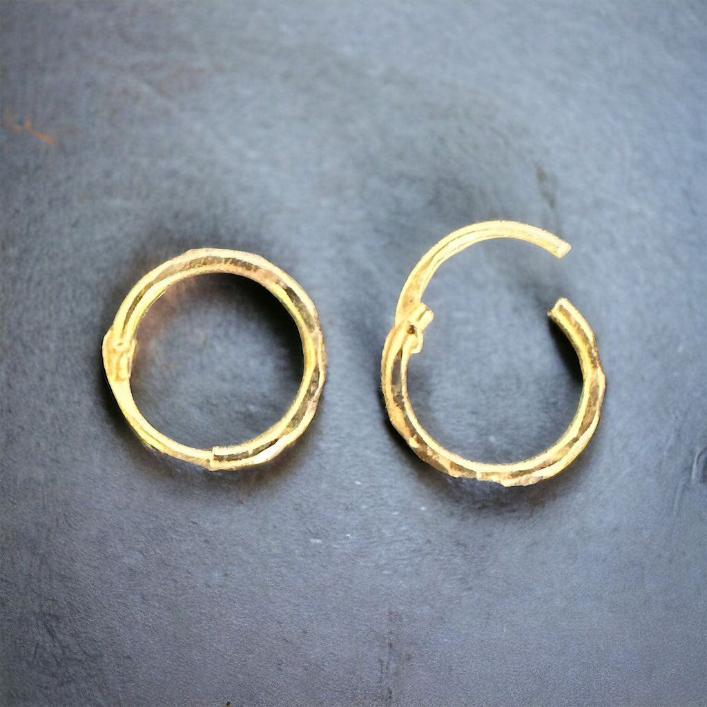 Small Gold Bali Hoops