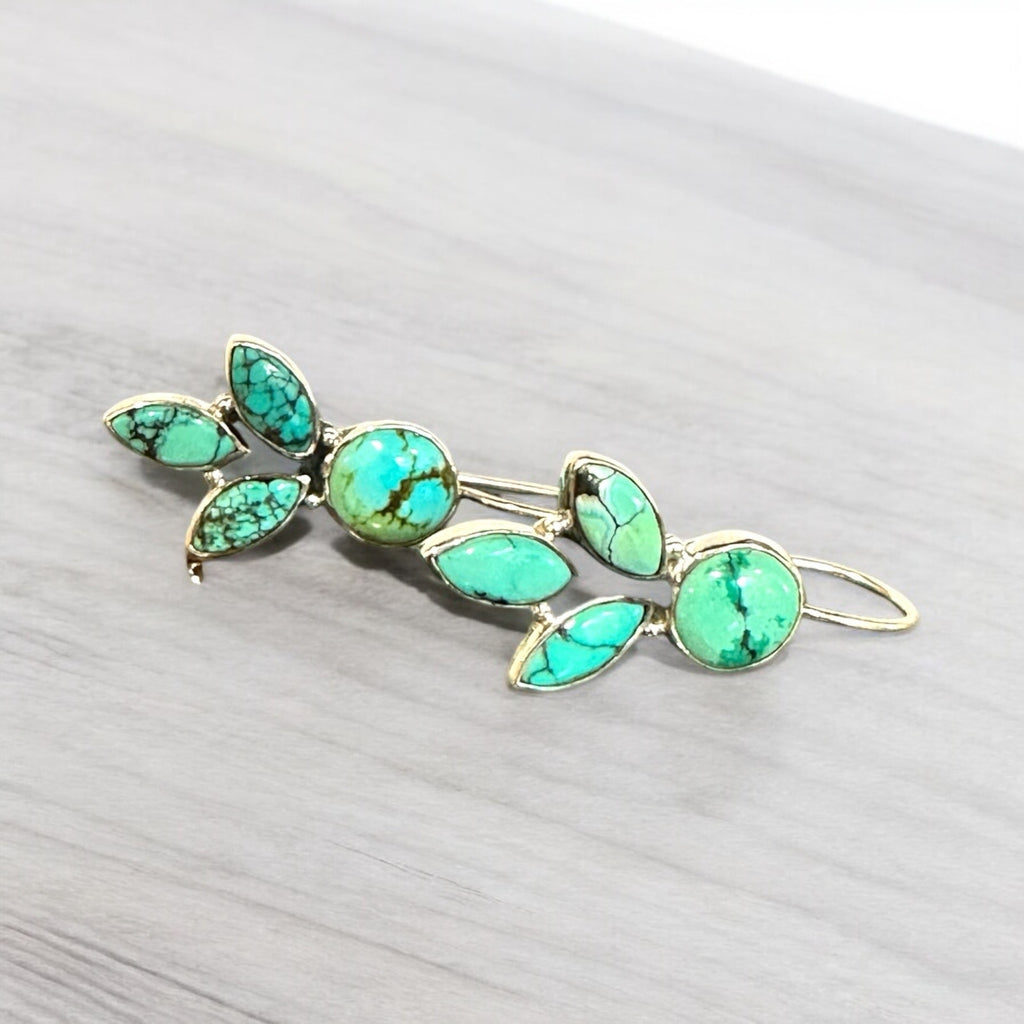 Turquoise Leaf's earings