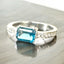 London Blue Topaz Baguette