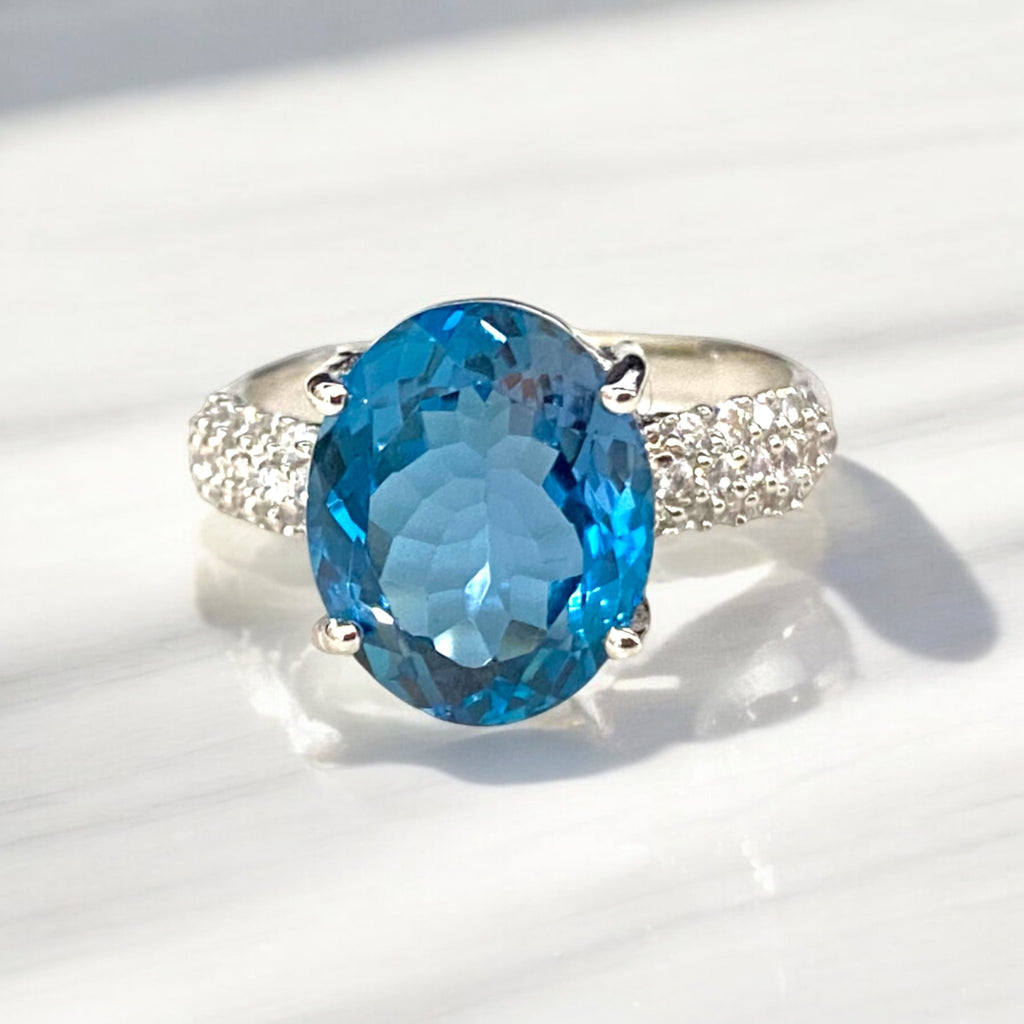 London Blue Topaz Oval