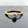 Engagement Ring Solitaire; 18 K G